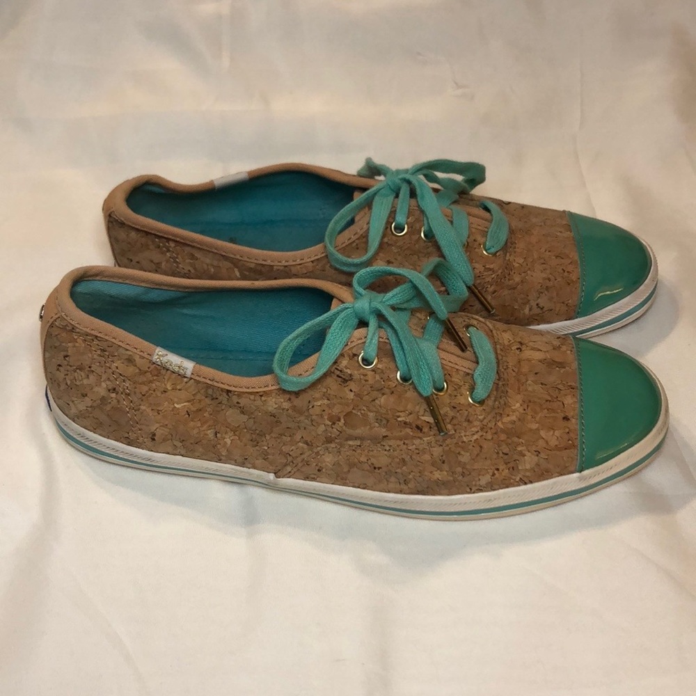 Kate Spade and Keds Cork Sneakers Size 6.5 - Picture 2 of 8